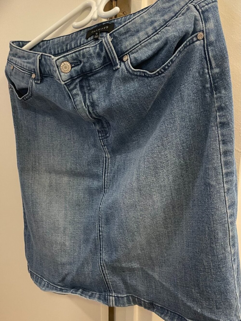 Talbots Denim Skirt, US size 10